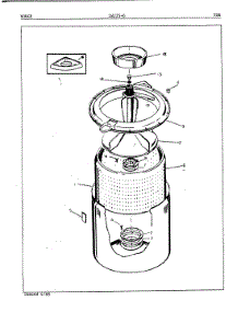 04 - Tub (Orig. Rev. A) parts for Norge Washer LWJ256H from AppliancePartsPros.com