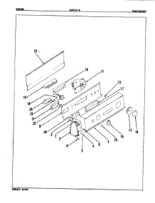 02 - Control Panel (Orig. Rev. A) parts for Norge Washer LWK208W from AppliancePartsPros.com
