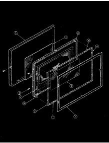 03 - Doors parts for Magic Chef Microwave M15EN-10P from AppliancePartsPros.com