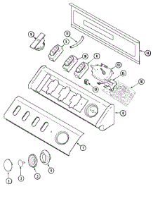 03 - Control Panel parts for Maytag Washer MAV7358AWW from AppliancePartsPros.com