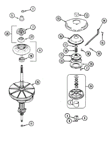 05 - Transmission parts for Maytag Washer MAV9504EWW from AppliancePartsPros.com