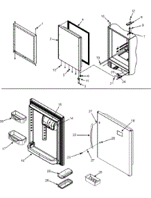 10 - Refrigerator Door parts for Maytag Refrigerator MBR2562HES from AppliancePartsPros.com