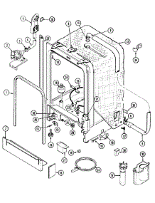 06 - Tub parts for Maytag Dishwasher MDB6000AWA from AppliancePartsPros.com