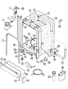 06 - Tub parts for Maytag Dishwasher MDBD880AWB from AppliancePartsPros.com