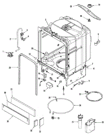 06 - Tub parts for Maytag Dishwasher MDBE790AWB from AppliancePartsPros.com
