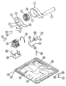 05 - Motor Drive parts for Maytag Dryer MDE7500AYW from AppliancePartsPros.com