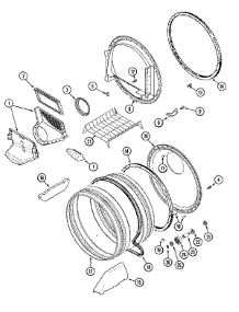 07 - Tumbler parts for Maytag Dryer MDG9206AWW from AppliancePartsPros.com