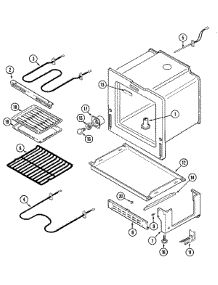 04 - Oven / Base parts for Maytag Range MER4530AAA from AppliancePartsPros.com