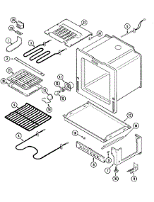 04 - Oven / Base parts for Maytag Range MER5750BAQ from AppliancePartsPros.com