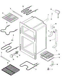 05 - Oven parts for Maytag Range MER6555AAW from AppliancePartsPros.com