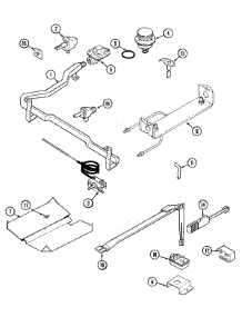 04 - Gas Controls parts for Maytag Range MGR4450BDW from AppliancePartsPros.com