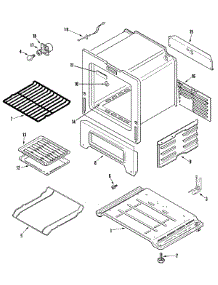 05 - Oven / Base parts for Maytag Range MGR4451ADB from AppliancePartsPros.com