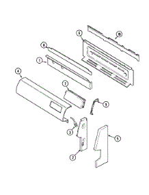 02 - Control Panel parts for Maytag Range MGR5510ADW from AppliancePartsPros.com