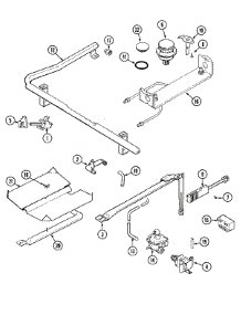 04 - Gas Controls parts for Maytag Range MGR5730ADH from AppliancePartsPros.com