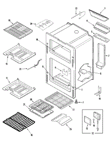 06 - Oven parts for Maytag Range MGR6772BDB from AppliancePartsPros.com