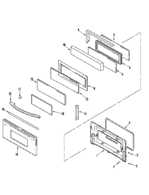 04 - Door (Upper-Bds) parts for Maytag Range MGR6772BDS from AppliancePartsPros.com