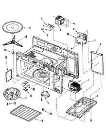 03 - Cavity parts for Maytag Microwave MMV4205AAW from AppliancePartsPros.com