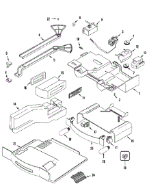 02 - Controls parts for Maytag Refrigerator MSB2154GRW from AppliancePartsPros.com