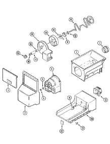 09 - Ice Bin (Rev 10) parts for Maytag Refrigerator MSD2142ARW from AppliancePartsPros.com