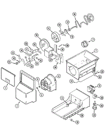 09 - Ice Bin (Rev 10) parts for Maytag Refrigerator MSD2554FRW from AppliancePartsPros.com