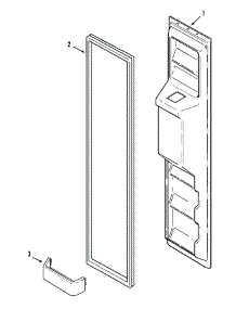 05 - Freezer Inner Door parts for Maytag Refrigerator MSD2555DRA from AppliancePartsPros.com