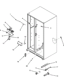 10 - Evap Fan / Crisp Light / Filter (Ser.10) parts for Maytag Refrigerator MSD2651HEW from AppliancePartsPros.com