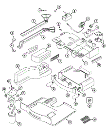 02 - Controls parts for Maytag Refrigerator MSD2957AEA from AppliancePartsPros.com