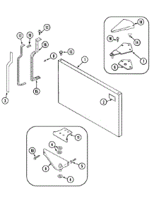 05 - Freezer Outer Door parts for Maytag Refrigerator MTB1948DRA from AppliancePartsPros.com
