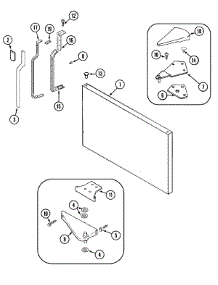 05 - Freezer Outer Door parts for Maytag Refrigerator MTB2156DEB from AppliancePartsPros.com