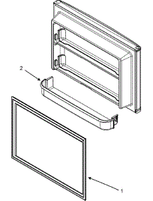 04 - Freezer Inner Door parts for Maytag Refrigerator MTB2191ARQ from AppliancePartsPros.com