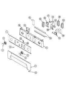 07 - Control Panel (Washer) parts for Maytag Washer Dryer Combo MUE2000AYM from AppliancePartsPros.com