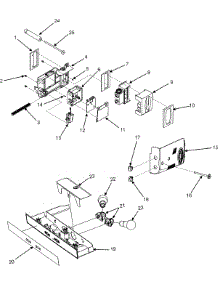 03 - Controls parts for Maytag Refrigerator MZD2663KEW from AppliancePartsPros.com