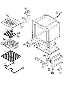 05 - Oven / Base parts for Norge Range N3878XVW from AppliancePartsPros.com
