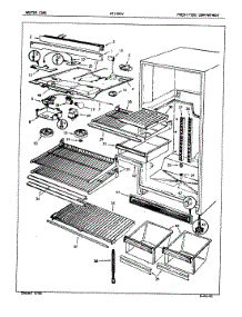 03 - Fresh Food Compartment parts for Admiral Refrigerator NT15A5VA / 5A61A from AppliancePartsPros.com