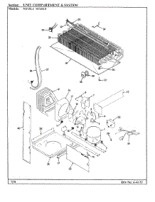 04 - Unit Compartment & System parts for Admiral Refrigerator NT15L4A / BA01C from AppliancePartsPros.com