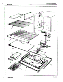 02 - Freezer Compartment parts for Admiral Refrigerator NT17B6VA / 5A70B from AppliancePartsPros.com