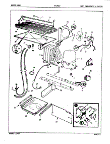 02 - Unit Compartment & System parts for Admiral Refrigerator NT17D4V / 5A69B from AppliancePartsPros.com