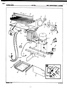 03 - Unit Compartment & System parts for Admiral Refrigerator NT17H6H / 9B05A from AppliancePartsPros.com