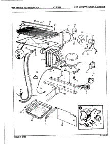 04 - Unit Compartment & System parts for Admiral Refrigerator NT21H8A / 8A76A from AppliancePartsPros.com
