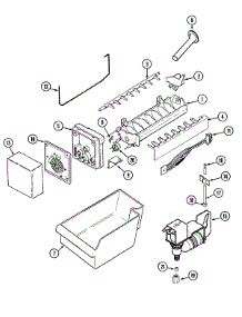 08 - Optional Ice Maker Kit-Uki1000axx parts for Norge Refrigerator NTB1914ARA from AppliancePartsPros.com