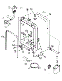 07 - Tub parts for Maytag Dishwasher PDC3600BWX from AppliancePartsPros.com