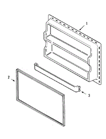 06 - Freezer Inner Door parts for Maytag Refrigerator PTB1953GRQ from AppliancePartsPros.com