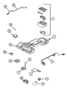 03 - Controls parts for Maytag Refrigerator PTB2454GRQ from AppliancePartsPros.com