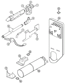 04 - Gas Carrying parts for Maytag Dryer PYG2000AWW from AppliancePartsPros.com