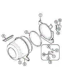 07 - Tumbler Parts For Maytag Dryer Pyg2300aww From Appliancepartspros.Com