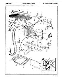 02 - Unit Compartment & System parts for Magic Chef Refrigerator RB17FN-1A / 7C15A from AppliancePartsPros.com