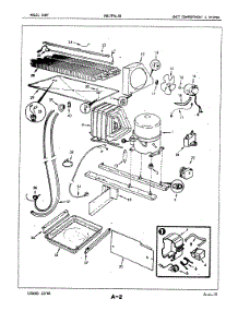 02 - Unit Compartment & System parts for Magic Chef Refrigerator RB17FY-3A / 5E73A from AppliancePartsPros.com