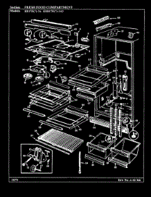 02 - Freezer Compartment parts for Magic Chef Refrigerator RB17HA-3A / 8C65A from AppliancePartsPros.com
