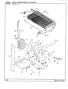 04 - Unit Compartment & System parts for Magic Chef Refrigerator RB17KA-3A / AG39A from AppliancePartsPros.com