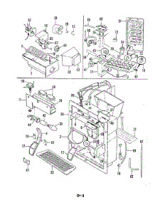 05 - Water & Ice Dispenser parts for Magic Chef Refrigerator RB18EA-3AWL / 5B67B from AppliancePartsPros.com